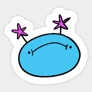 Buggy Frown Sticker
